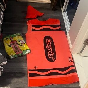 Crayola Vibrant Red Crayon Outfit